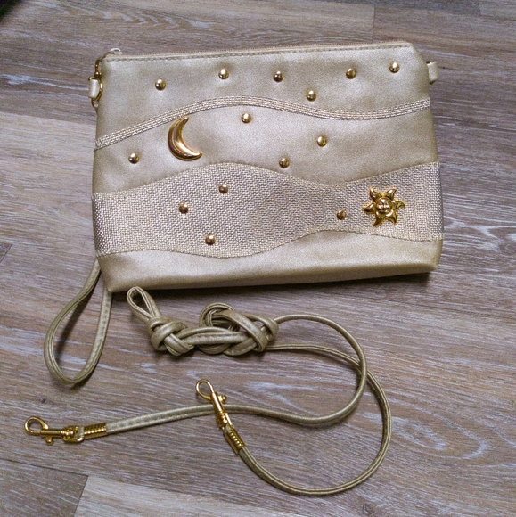 Handbags - Evening Bag Celestial Embellishments Gold
